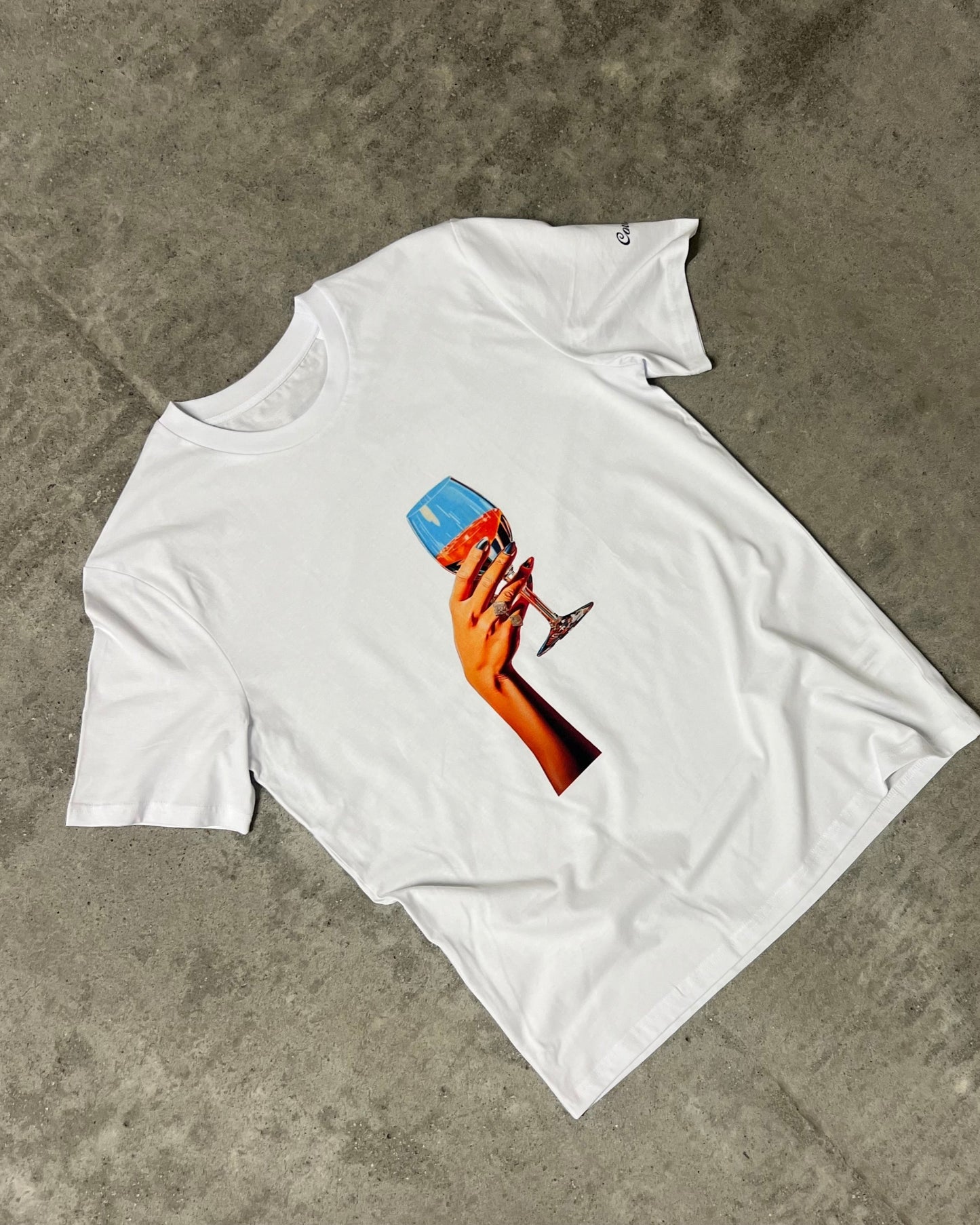 BOTTOMS UP TEE