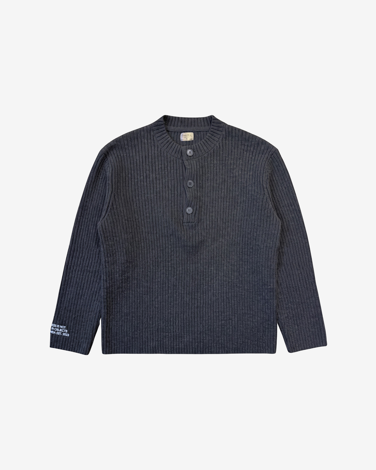 MERINO HENLEY GREY