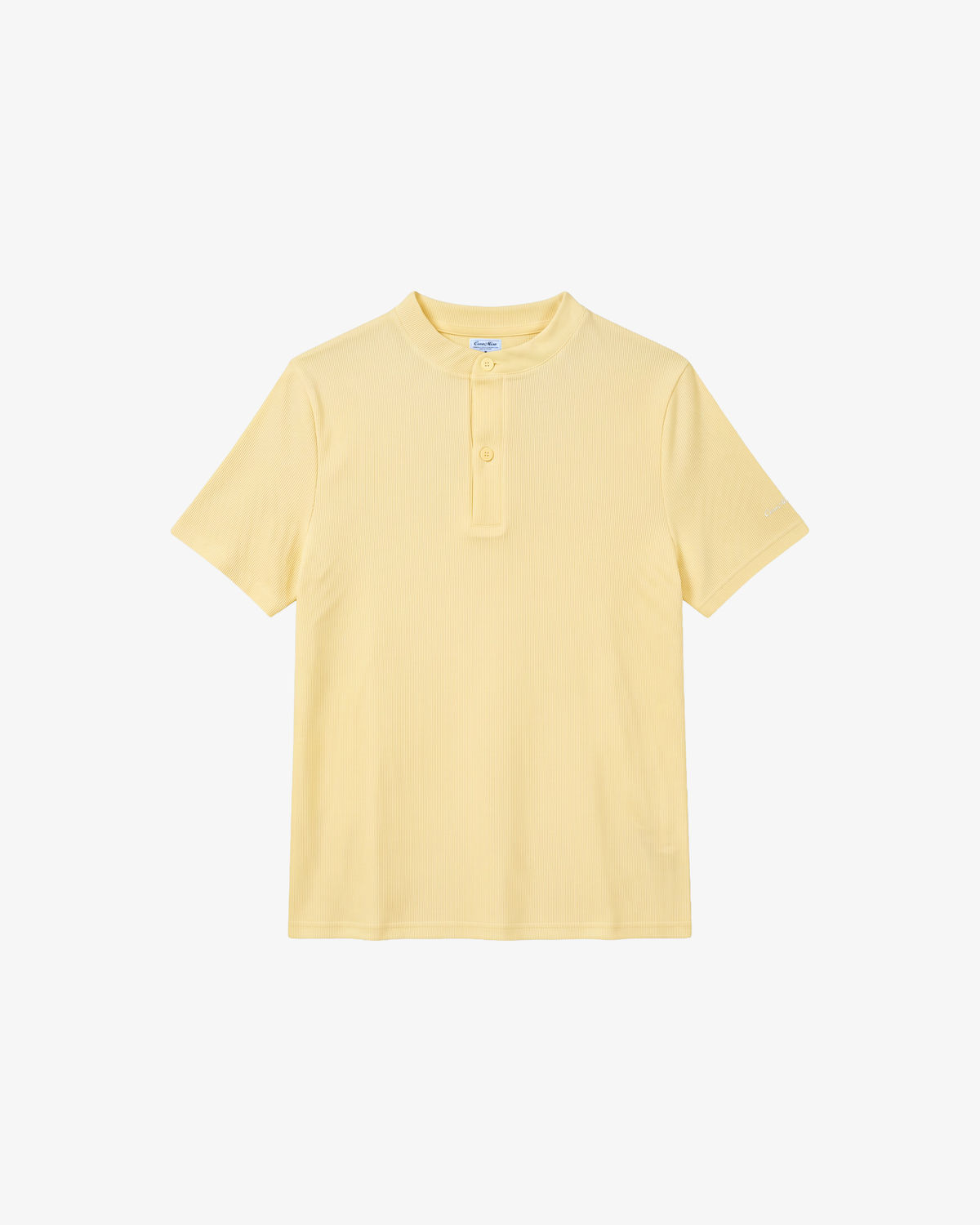 SHORTSLEEVE HENLEY YELLOW